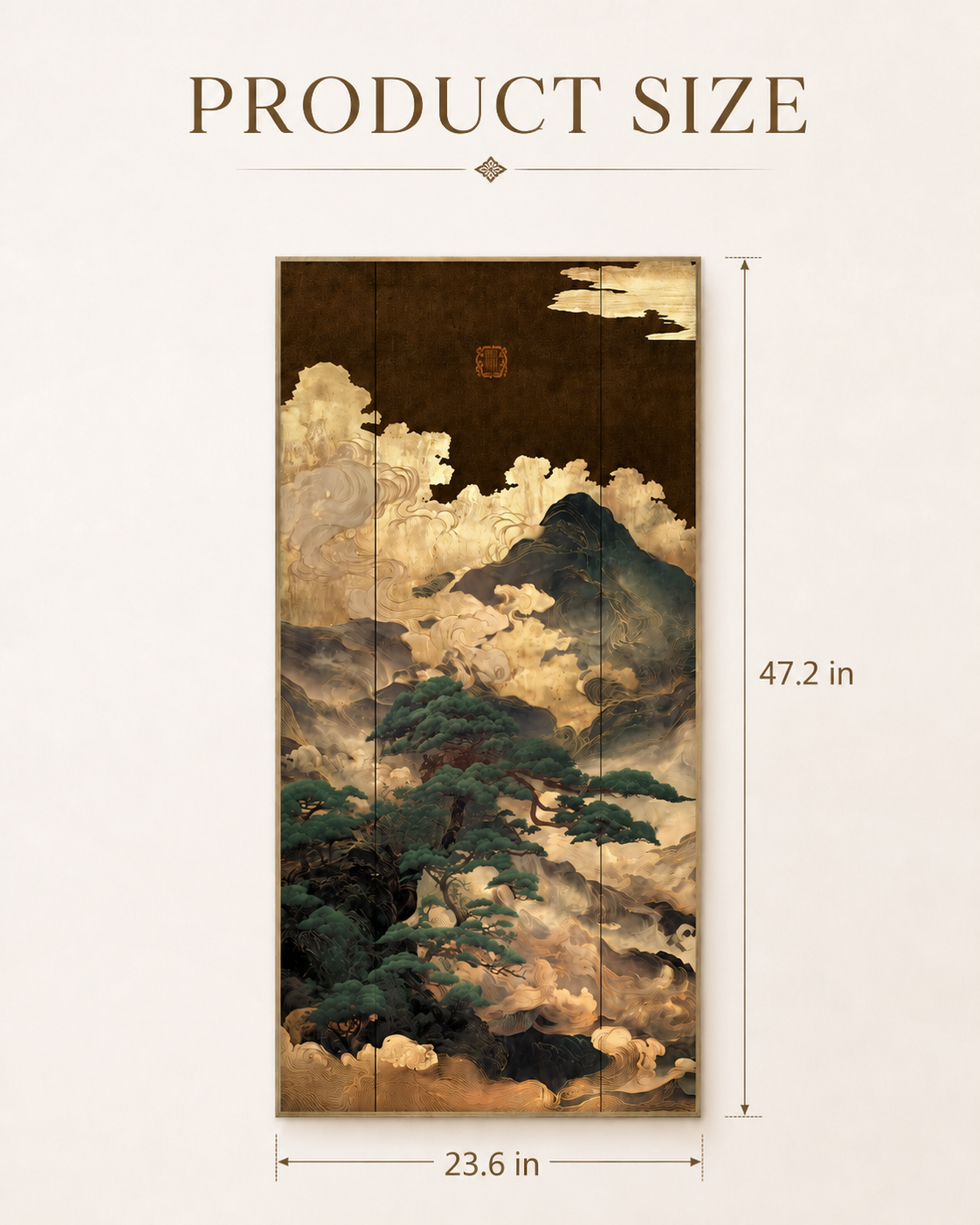 Cloudpine Hand-painted Wall Art