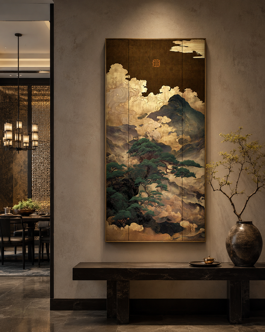 Cloudpine Hand-painted Wall Art