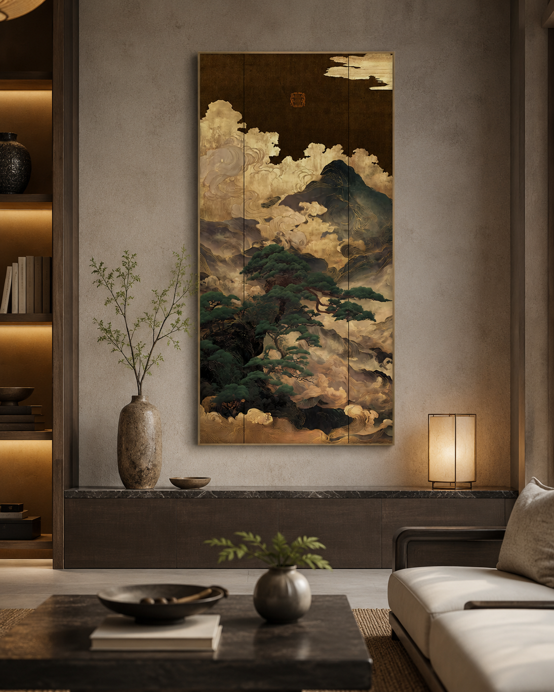 Cloudpine Hand-painted Wall Art