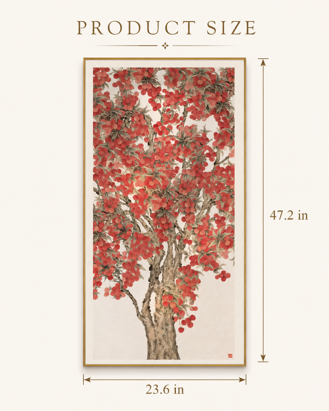 Vermelle Hand-Painted Wall Art